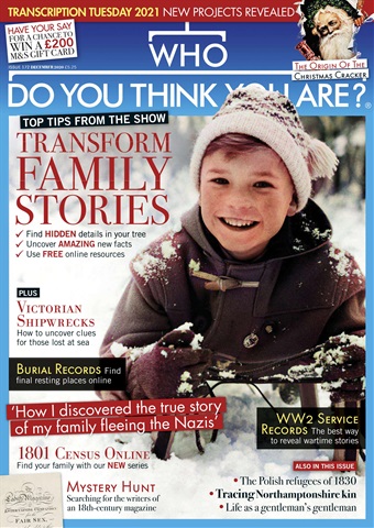 Who Do You Think You Are? issue December 2020