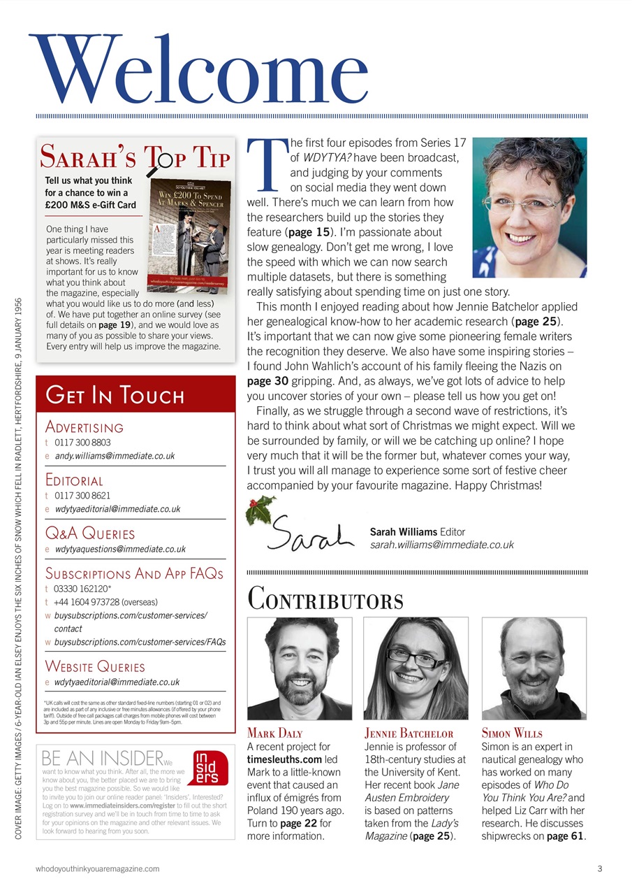 Who Do You Think You Are? Preview Pages