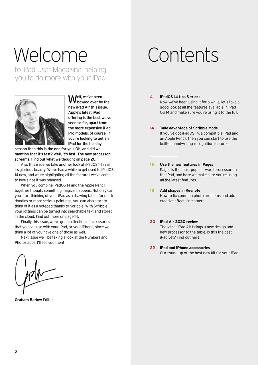 iPad User Preview Pages