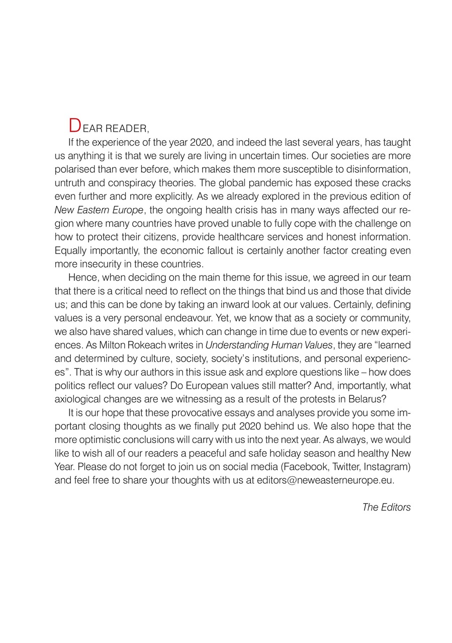 New Eastern Europe Preview Pages
