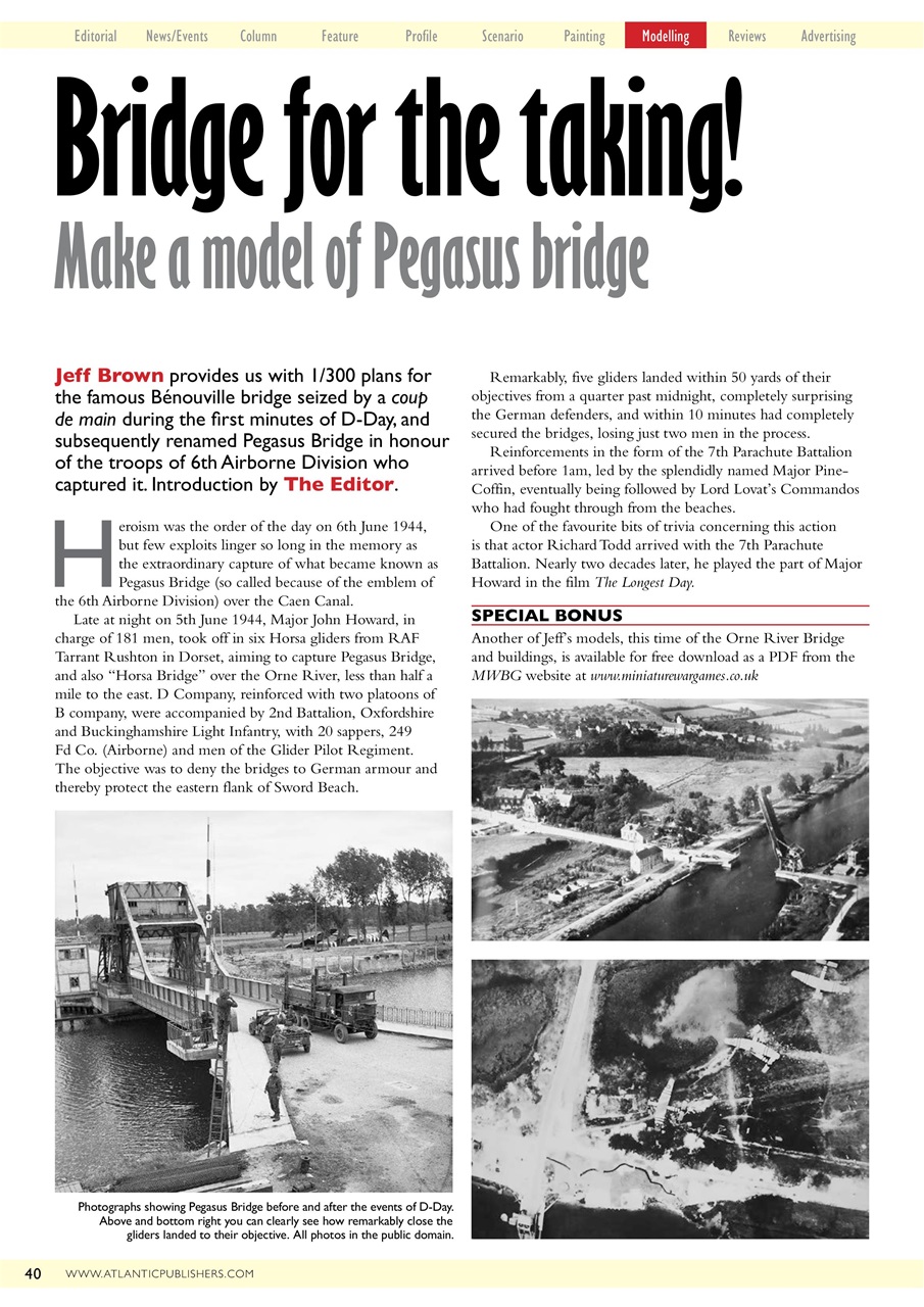 Miniature Wargames Preview Pages