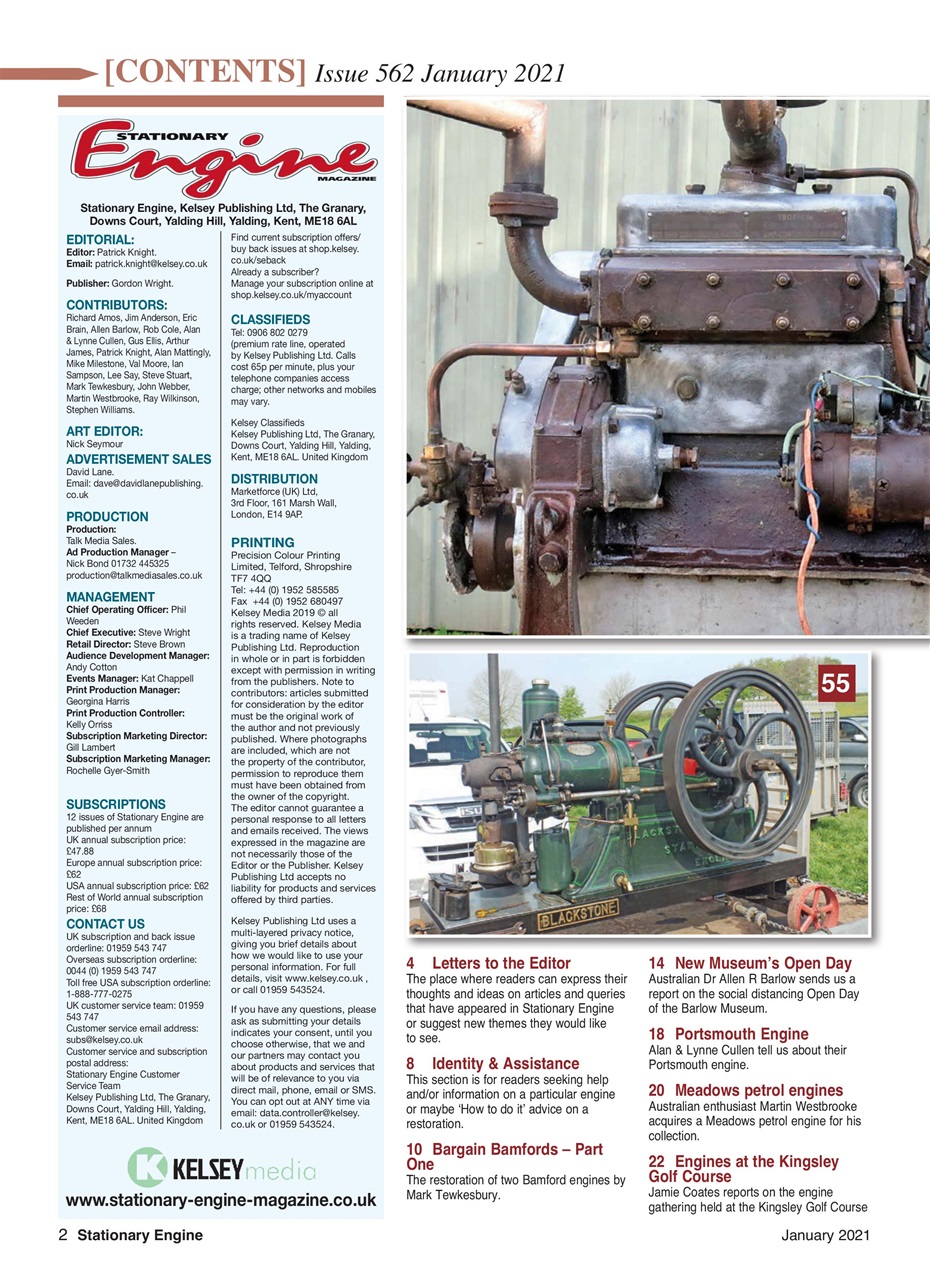 Stationary Engine Preview Pages