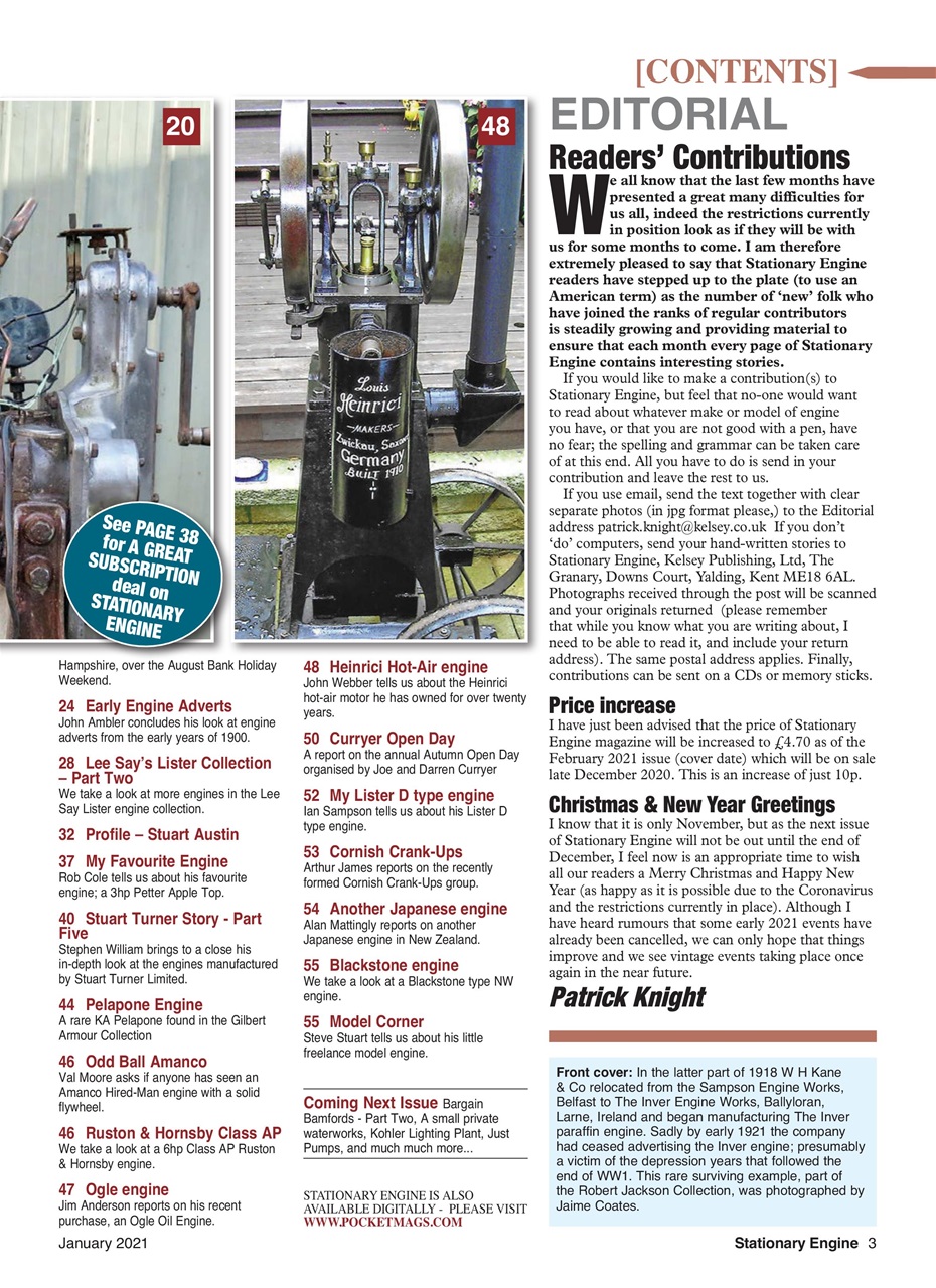 Stationary Engine Preview Pages