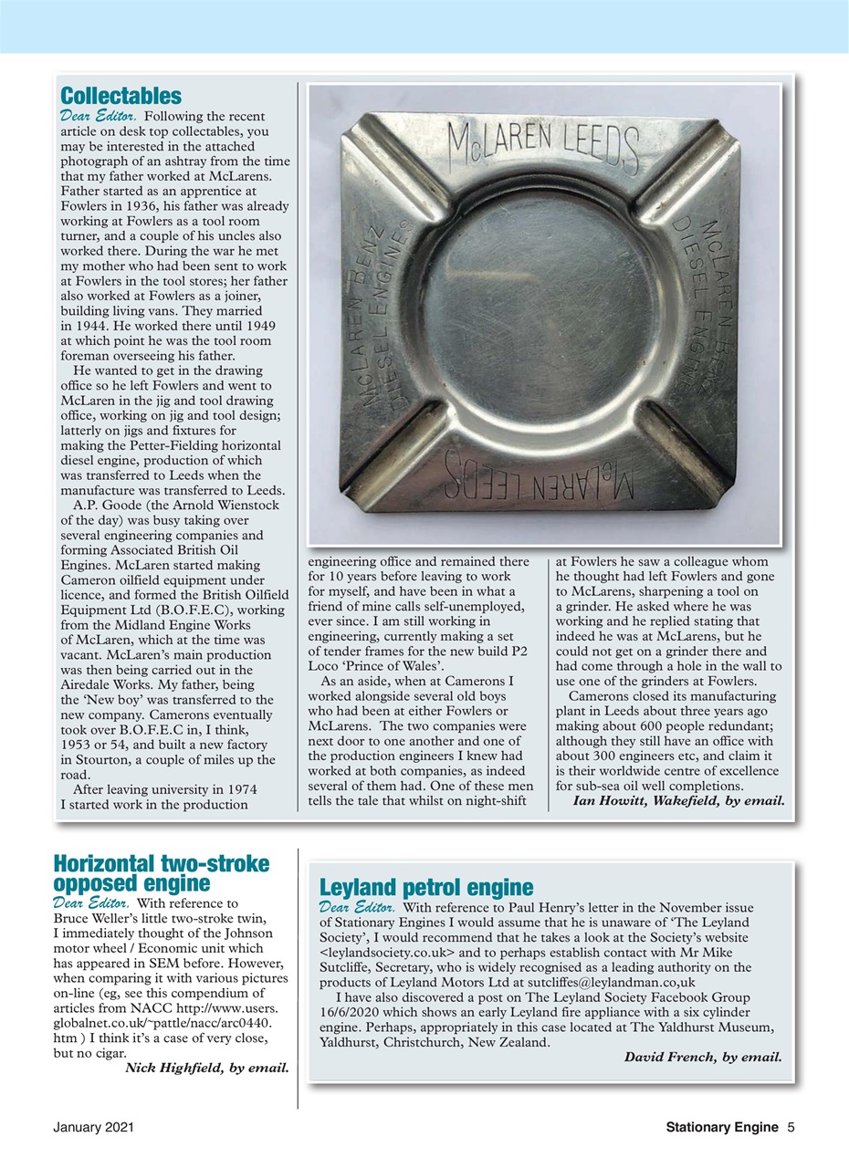 Stationary Engine Preview Pages