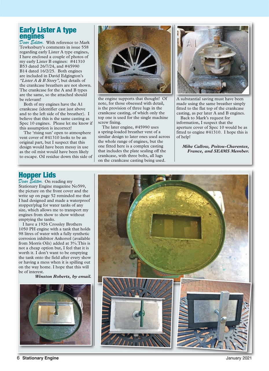Stationary Engine Preview Pages