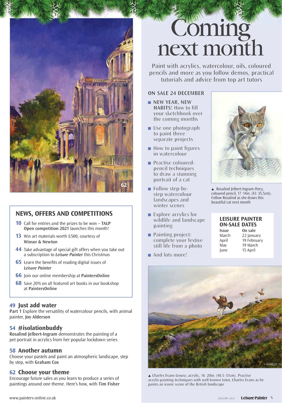 Leisure Painter & The Artist Preview Pages