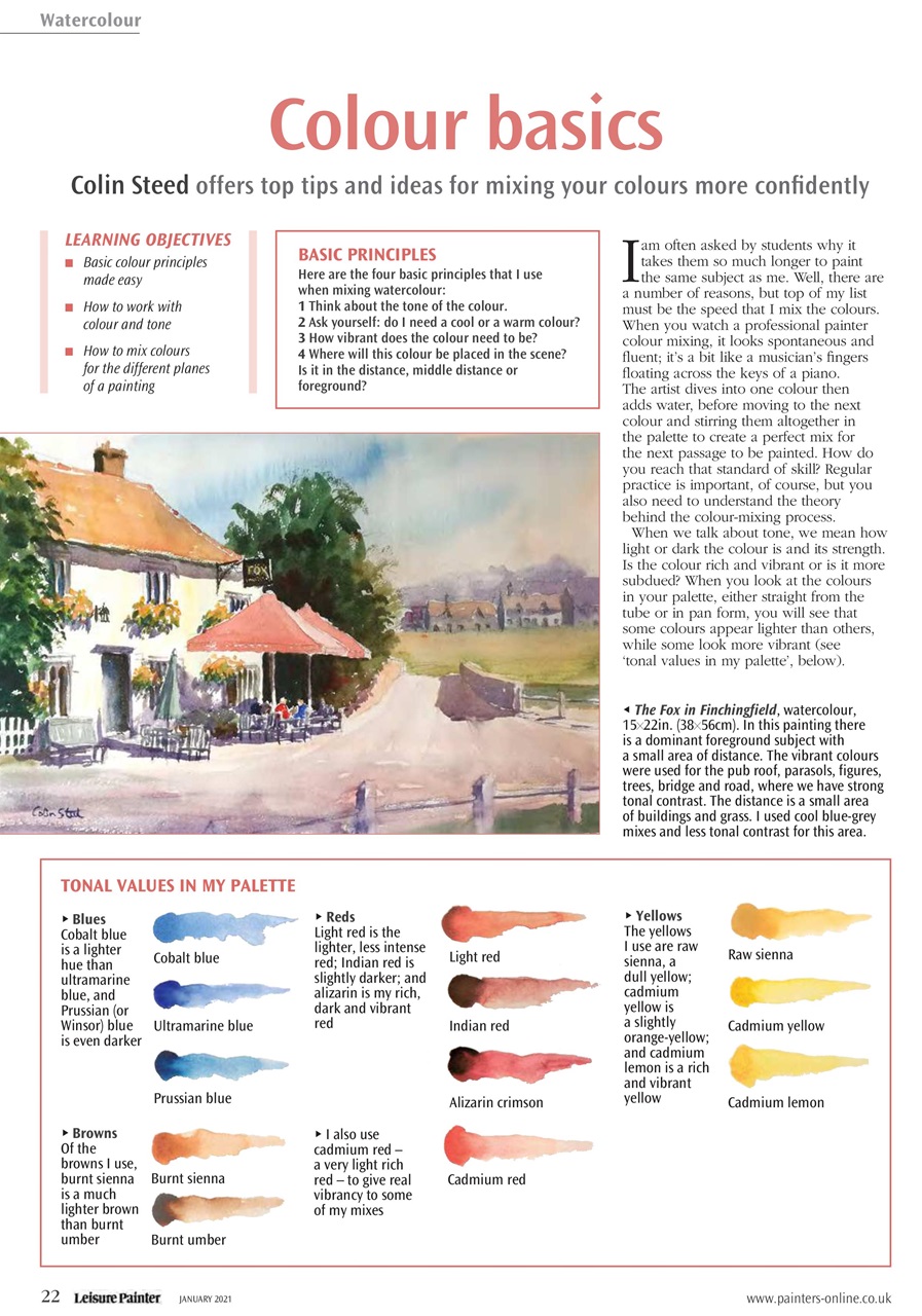Leisure Painter & The Artist Preview Pages