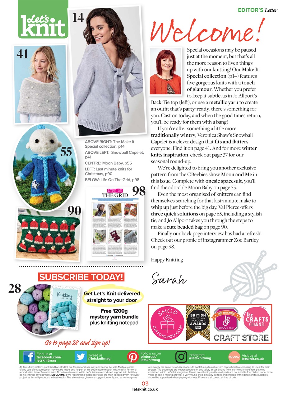 Let's Knit Preview Pages