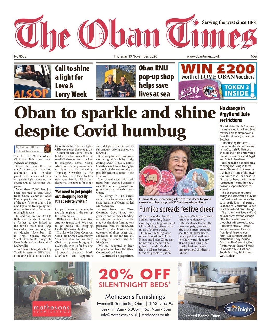 The Oban Times & Lochaber Times Preview Pages