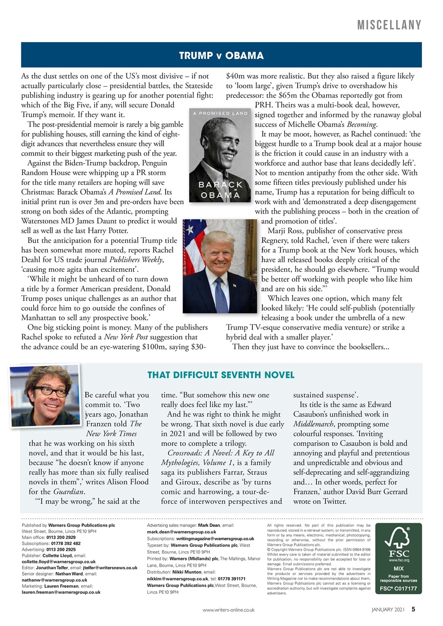 Writing Magazine Preview Pages