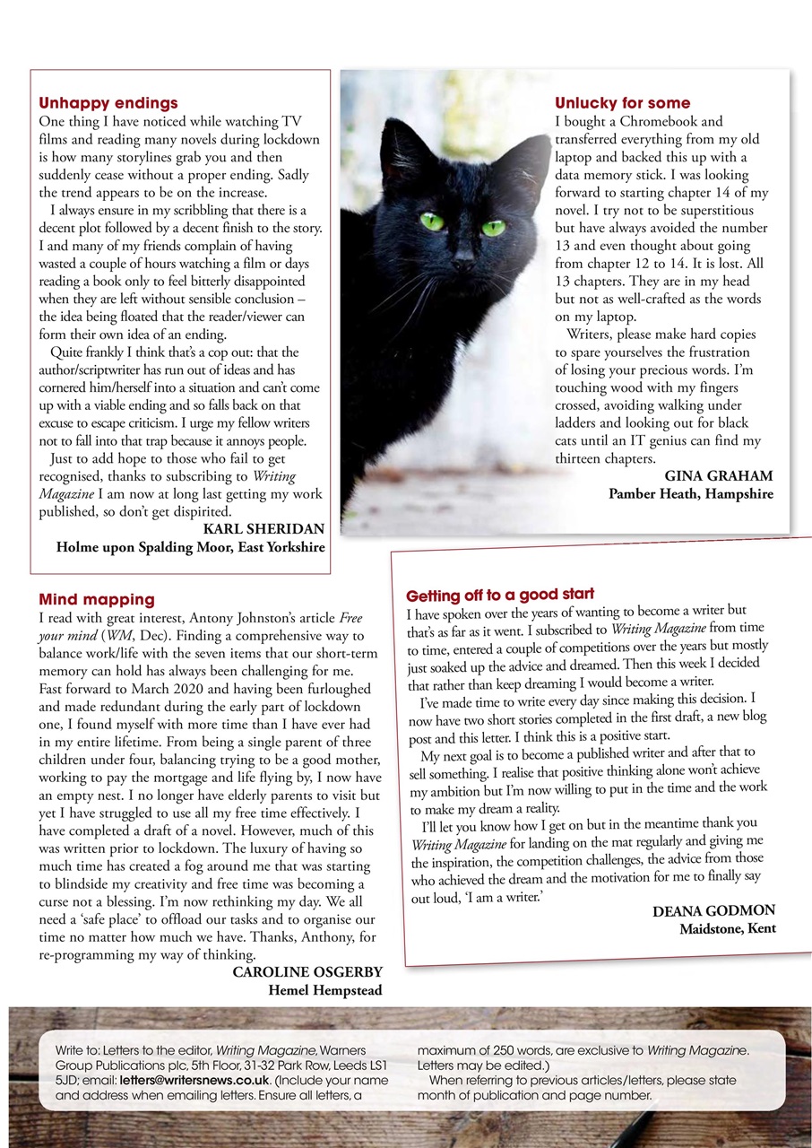 Writing Magazine Preview Pages