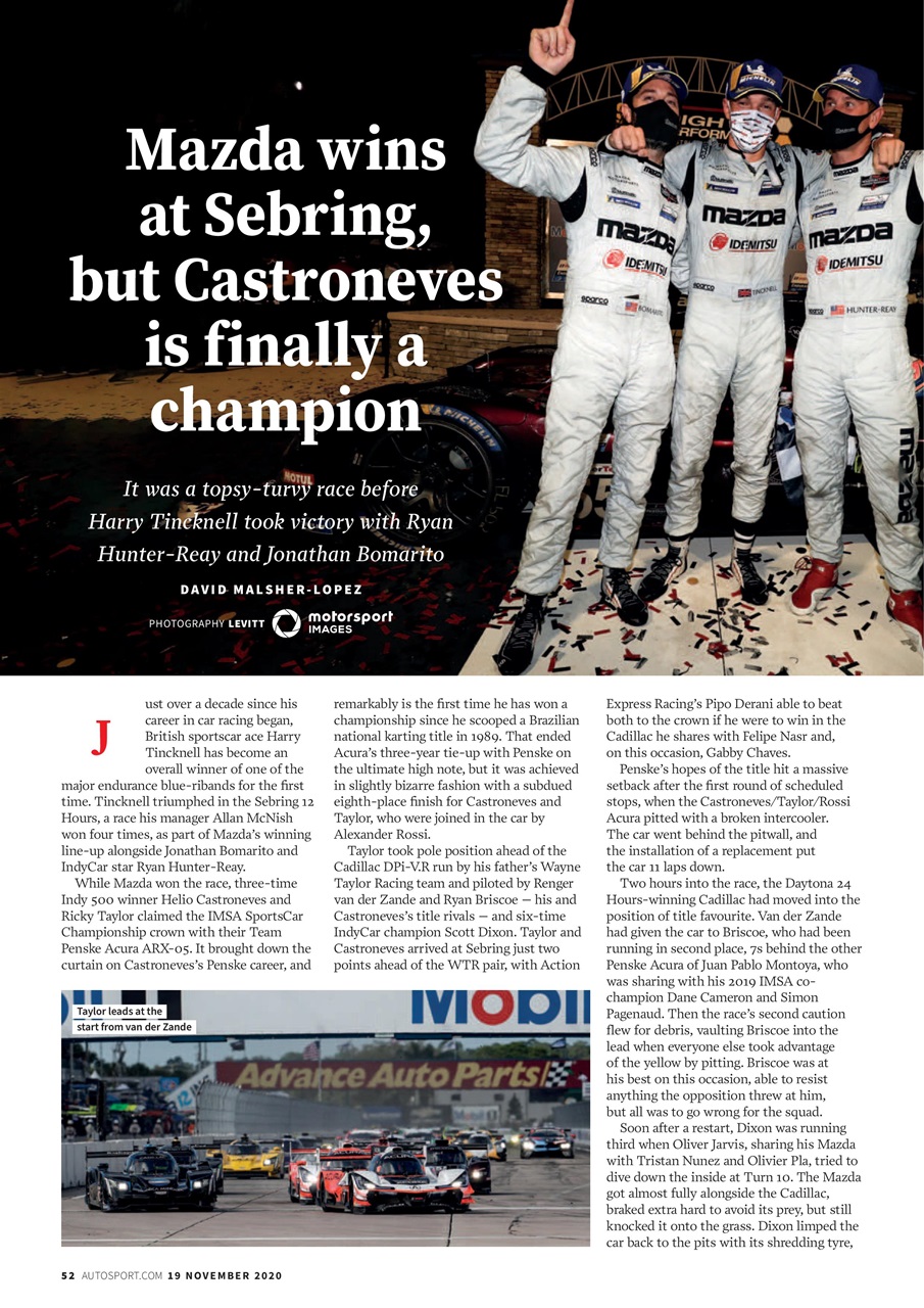 Autosport Preview Pages
