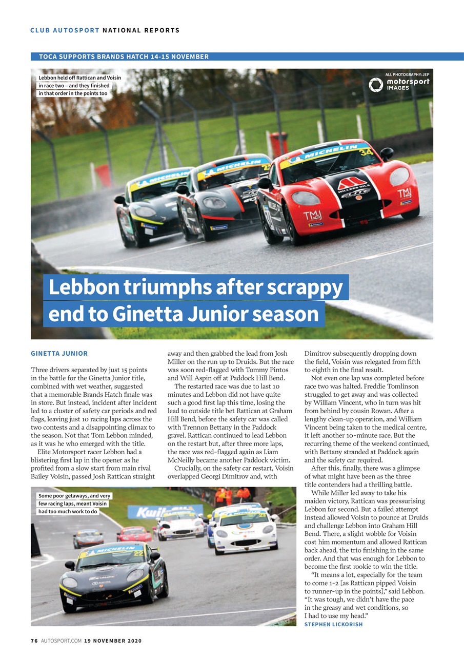 Autosport Preview Pages