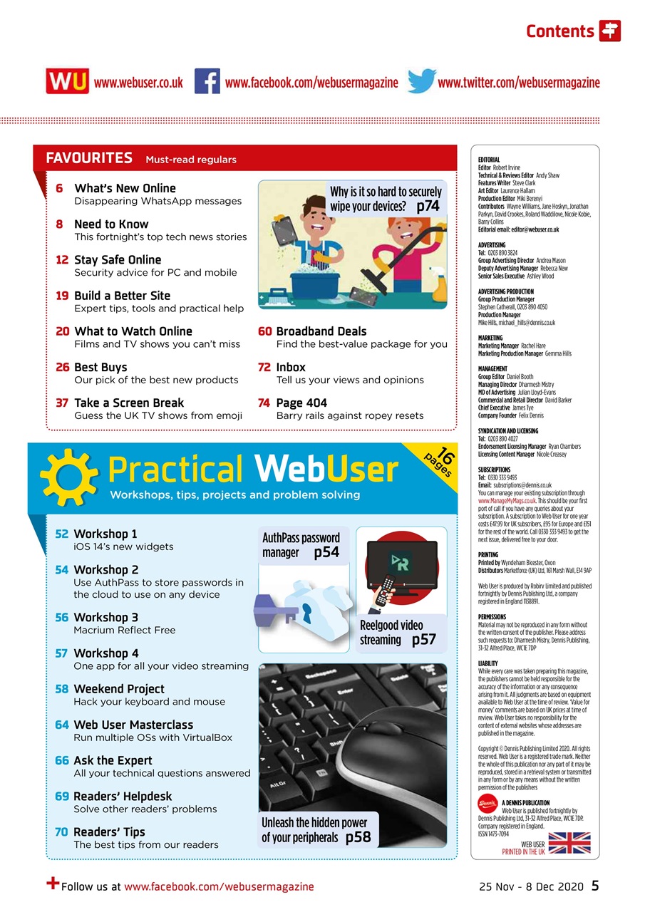 Webuser Preview Pages