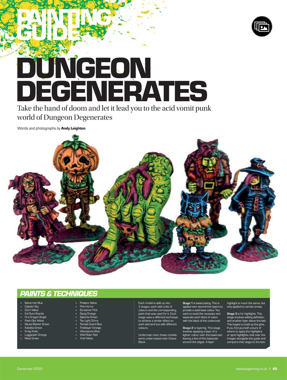 Tabletop Gaming Preview Pages