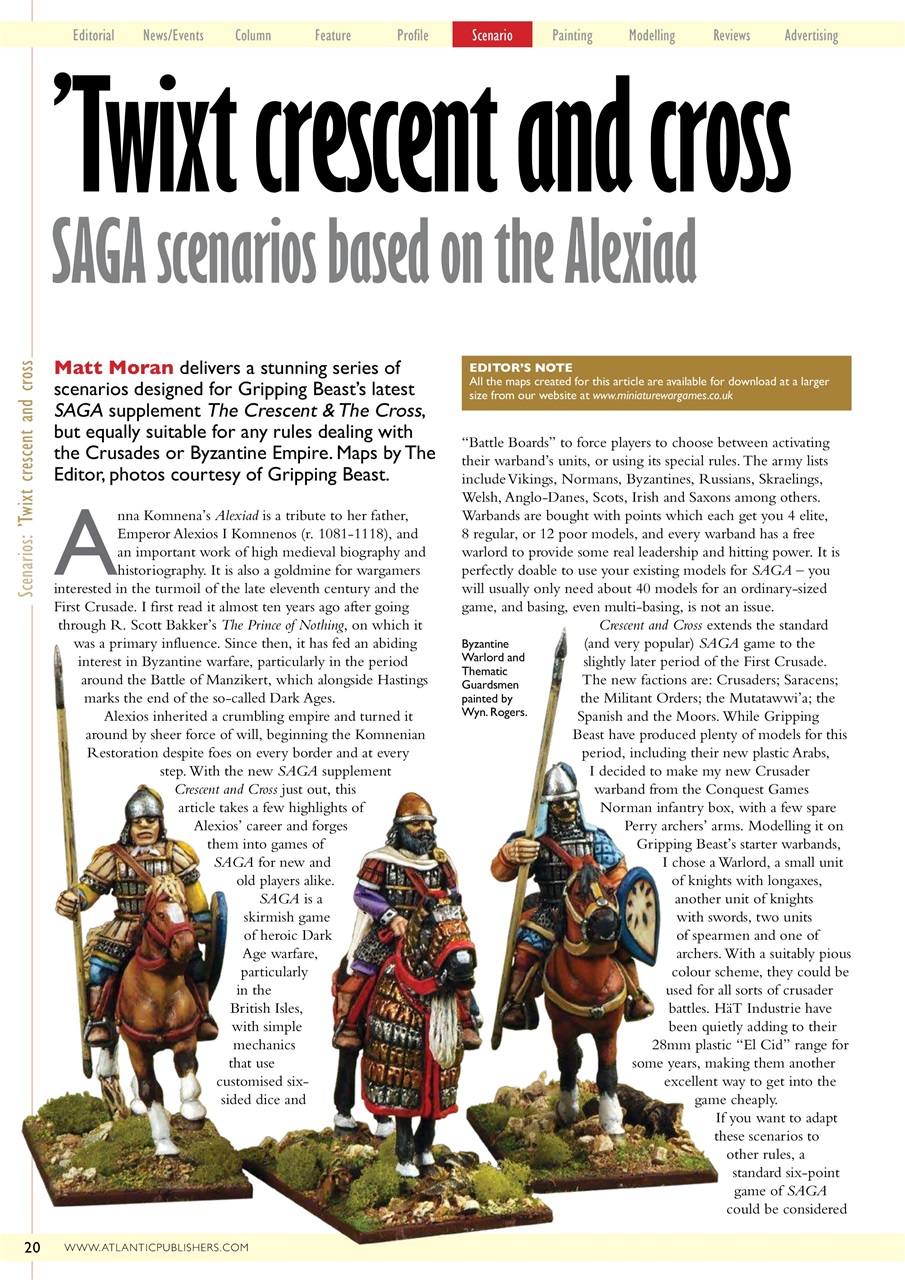 Miniature Wargames Preview Pages