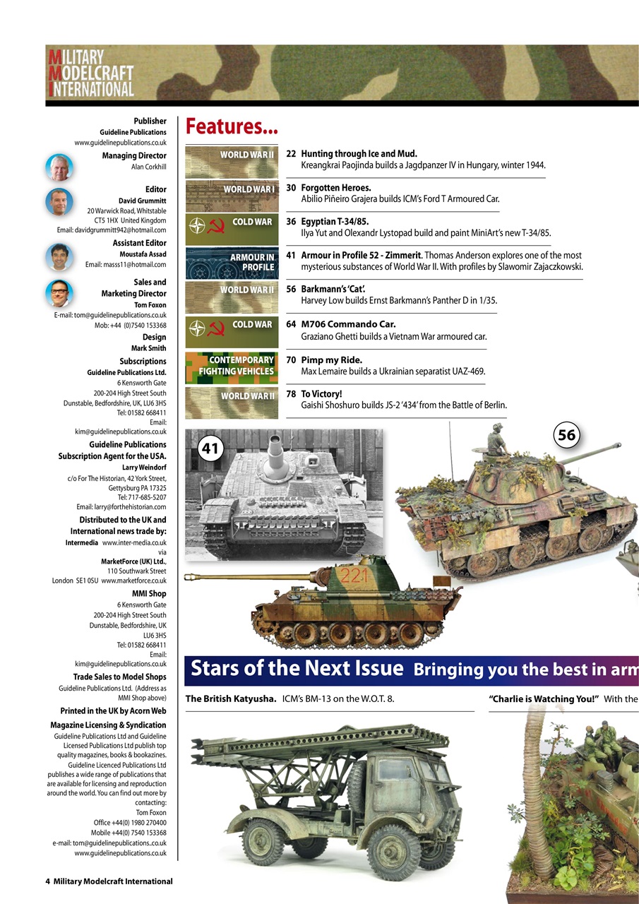 Military Modelcraft International Preview Pages