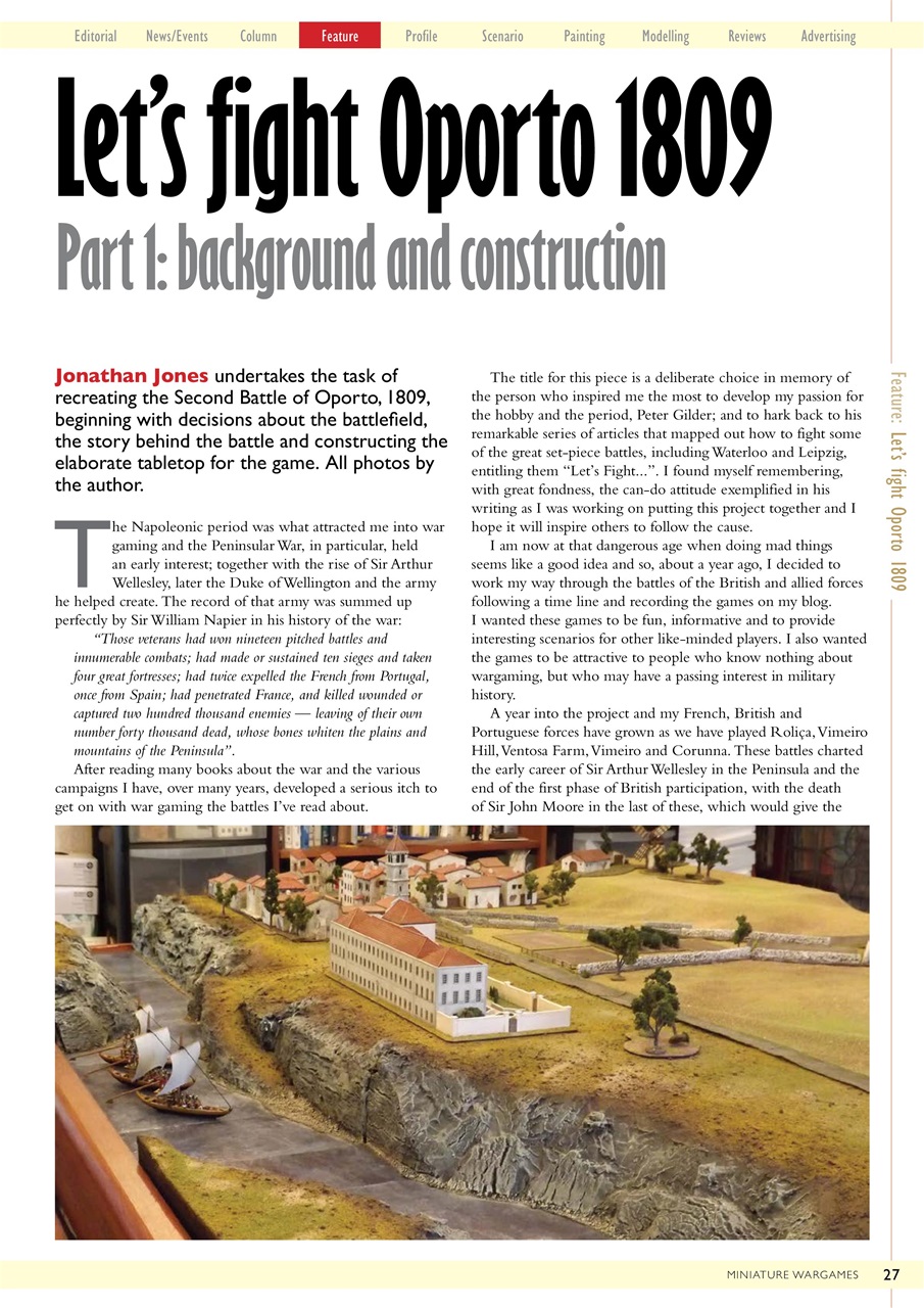 Miniature Wargames Preview Pages