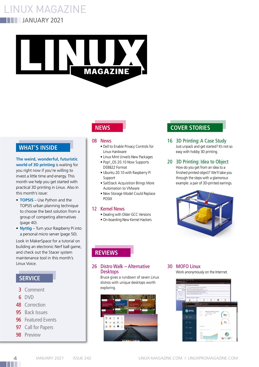 Linux Magazine Preview Pages