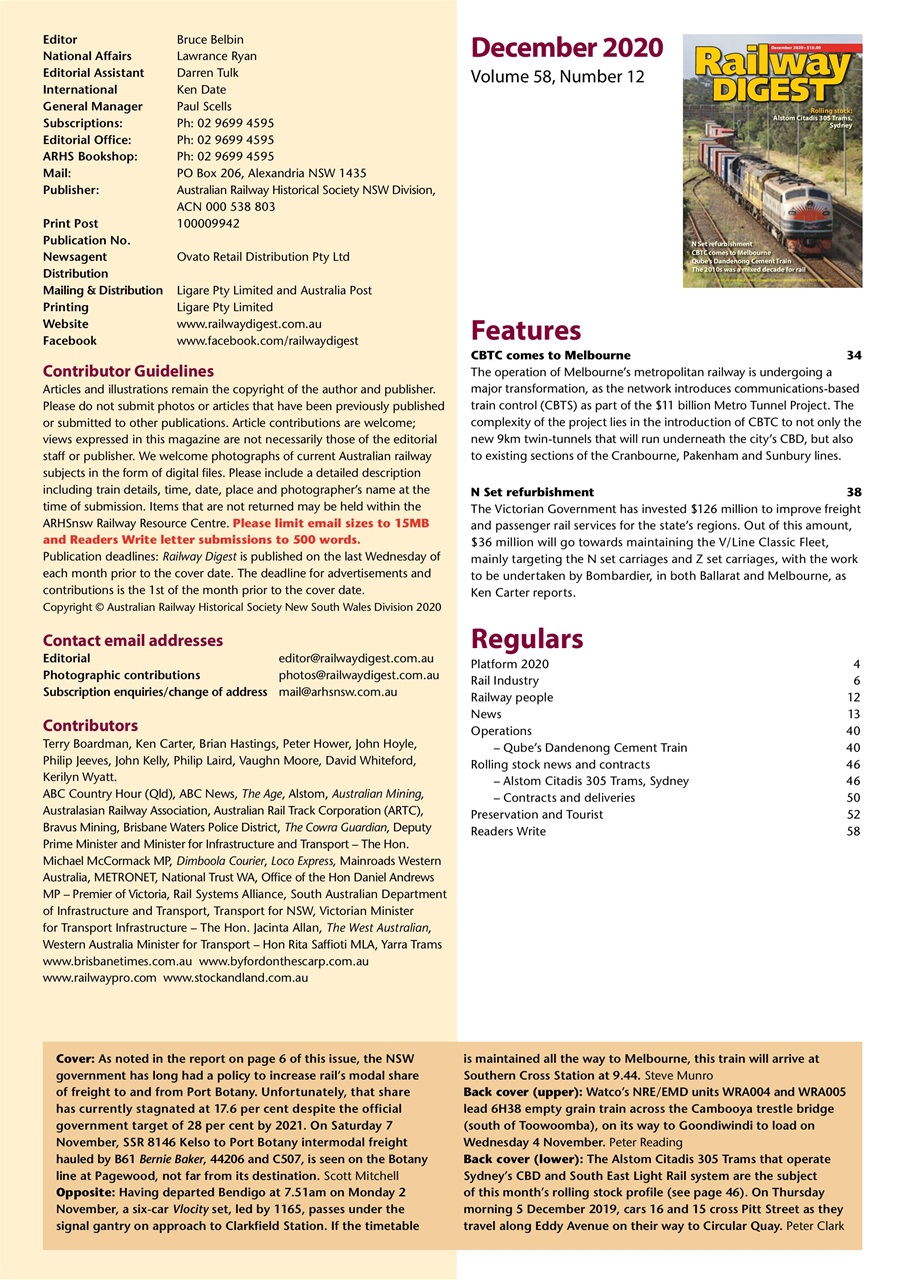 Railway Digest Preview Pages