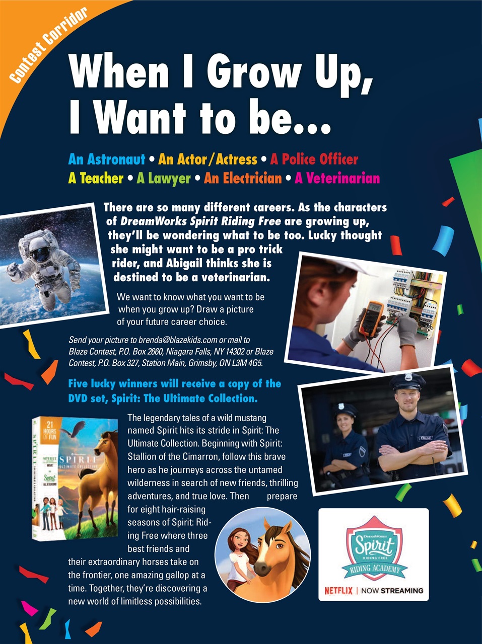 Blaze Magazine For Horse Crazy Kids Preview Pages