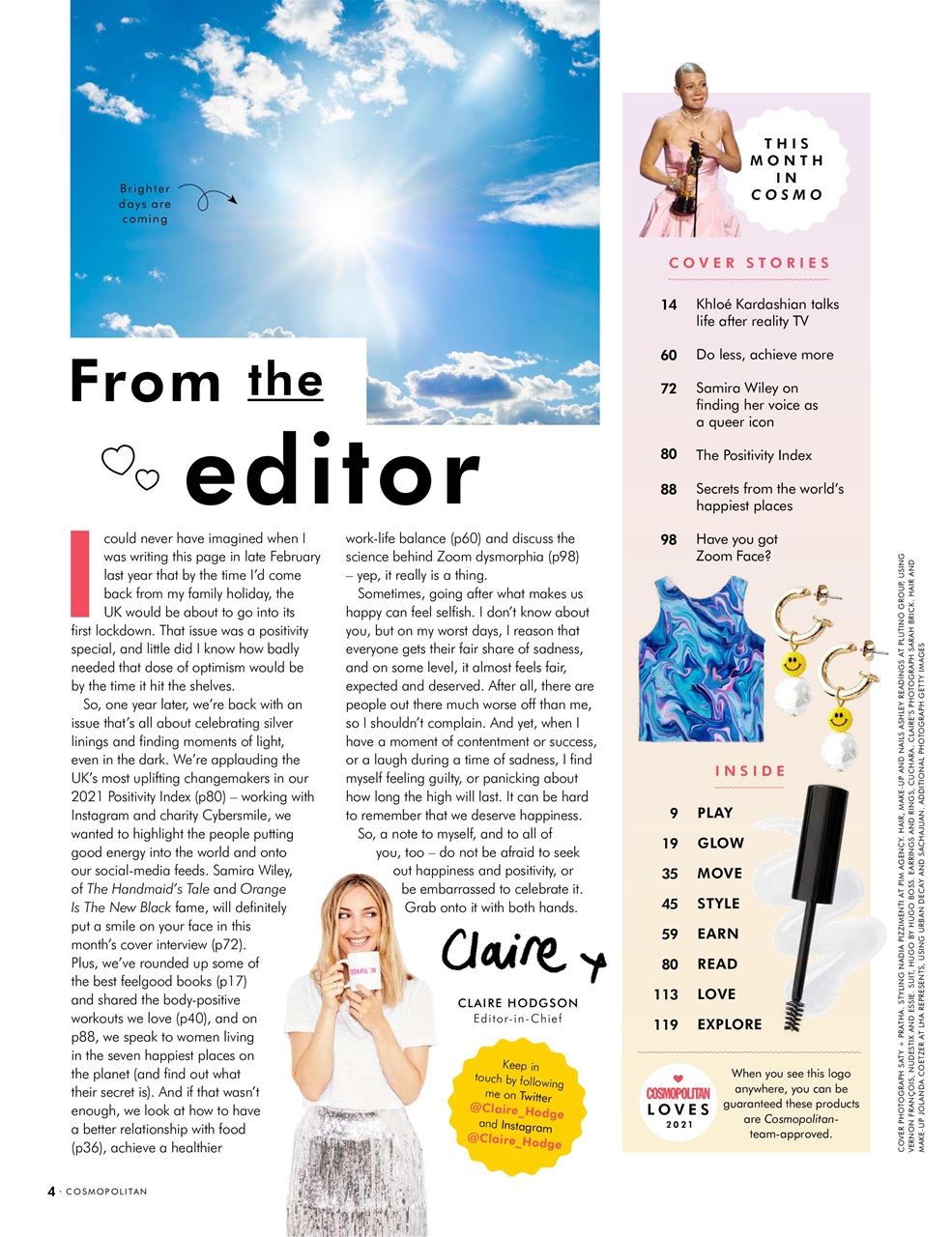 Cosmopolitan Preview Pages