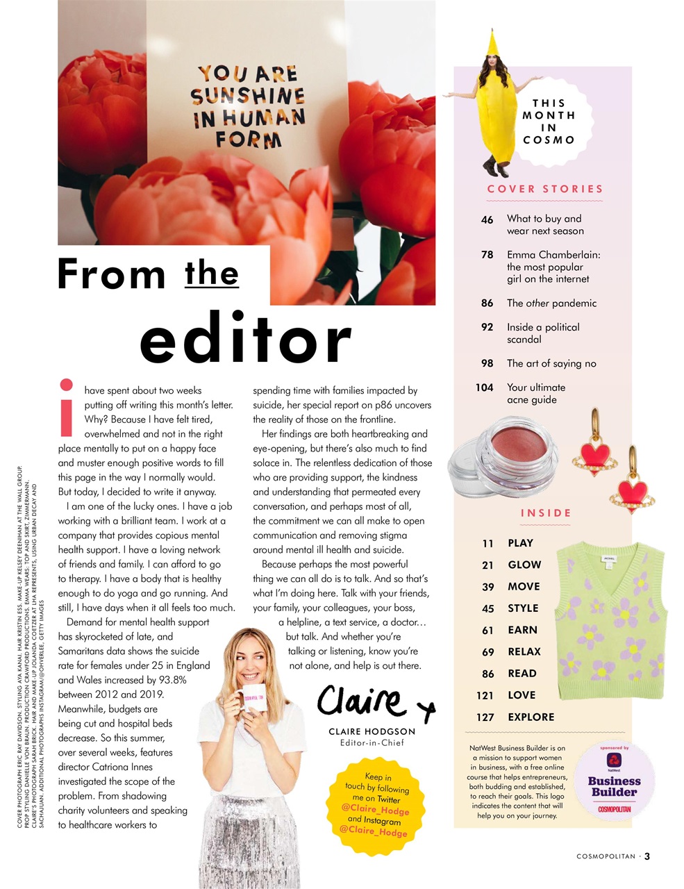 Cosmopolitan Preview Pages