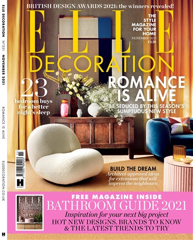 Elle Decoration issue Nov 2021
