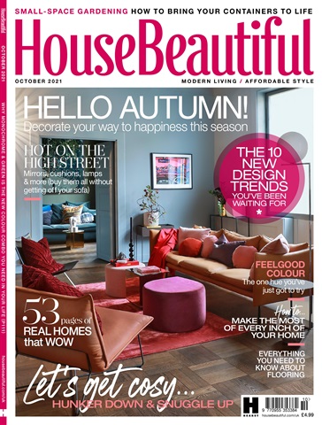 House Beautiful issue Oct 2021