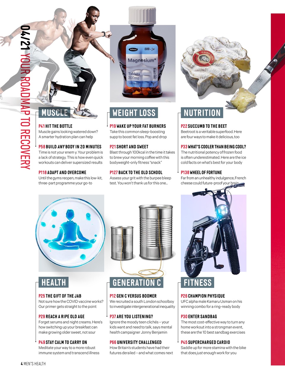 Men's Health Preview Pages