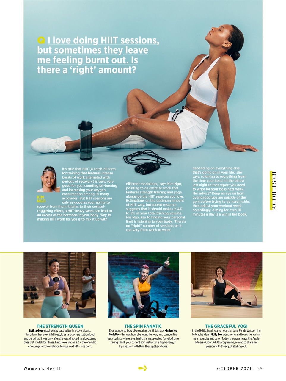 Women's Health Preview Pages