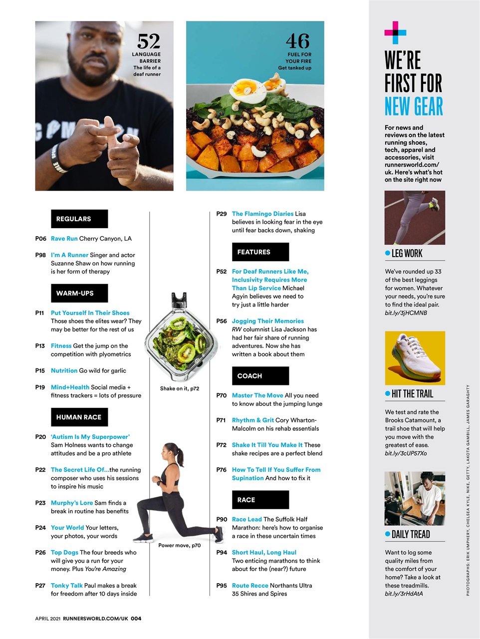 Runner's World Preview Pages