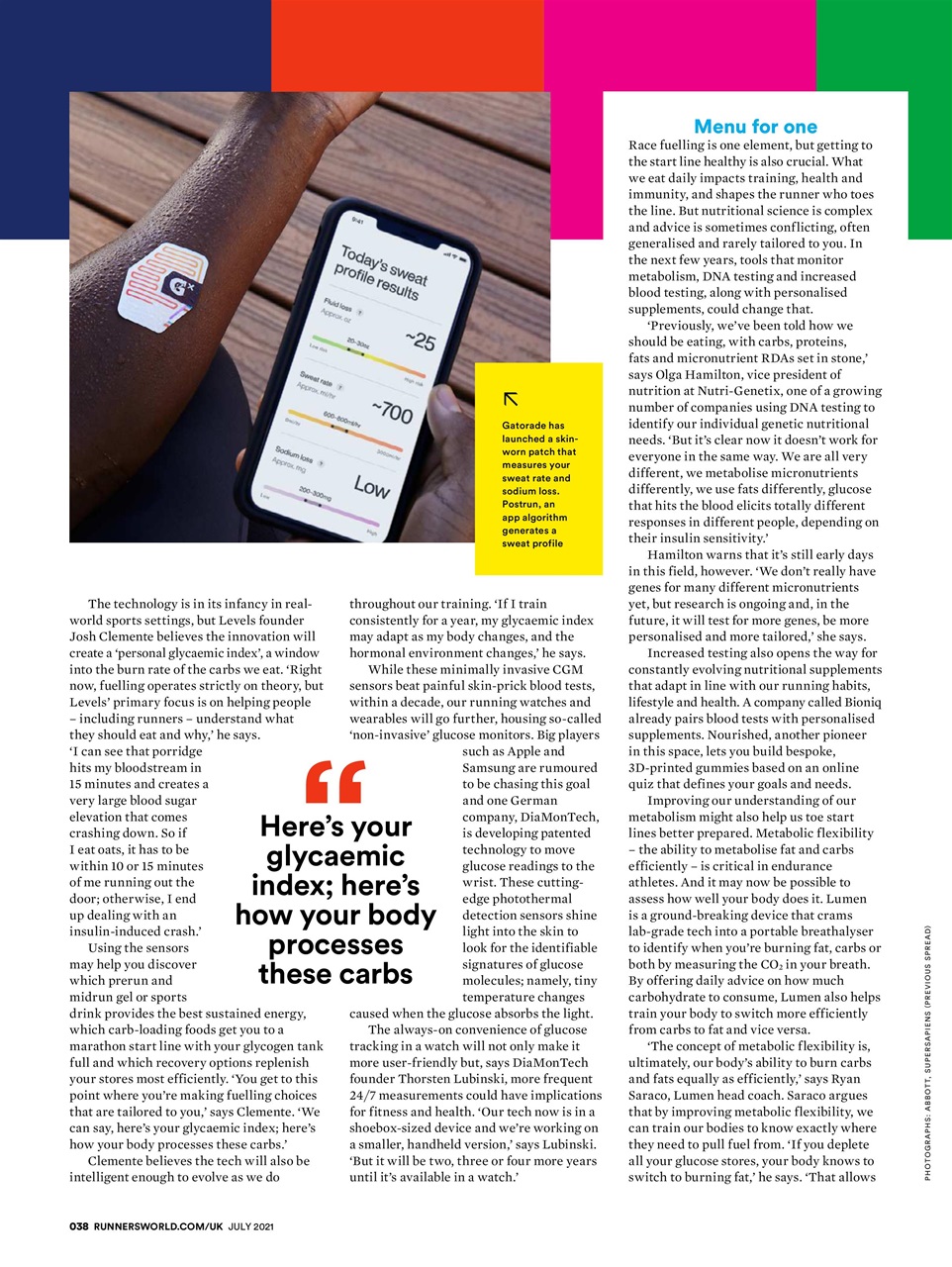 Runner's World Preview Pages