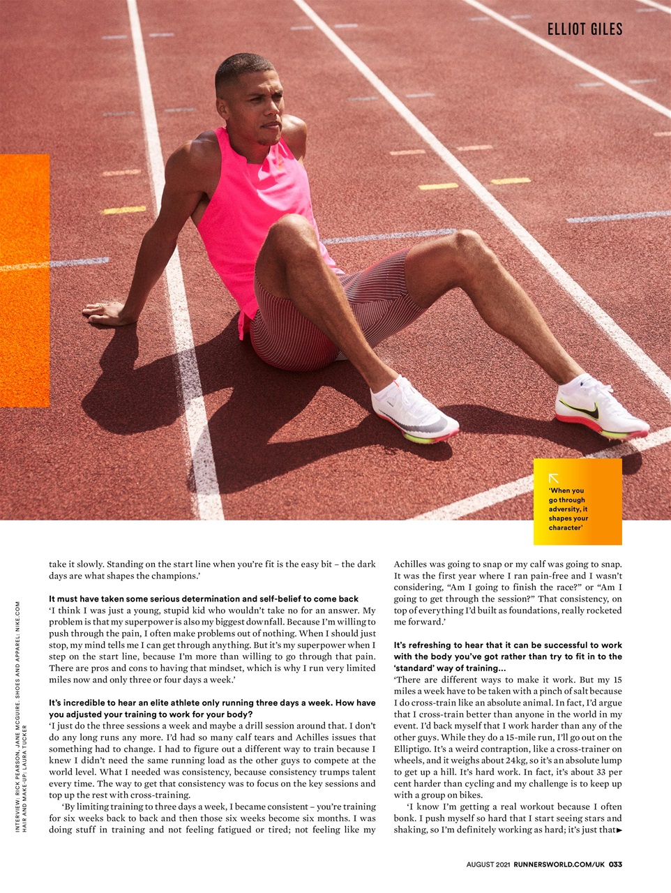 Runner's World Preview Pages