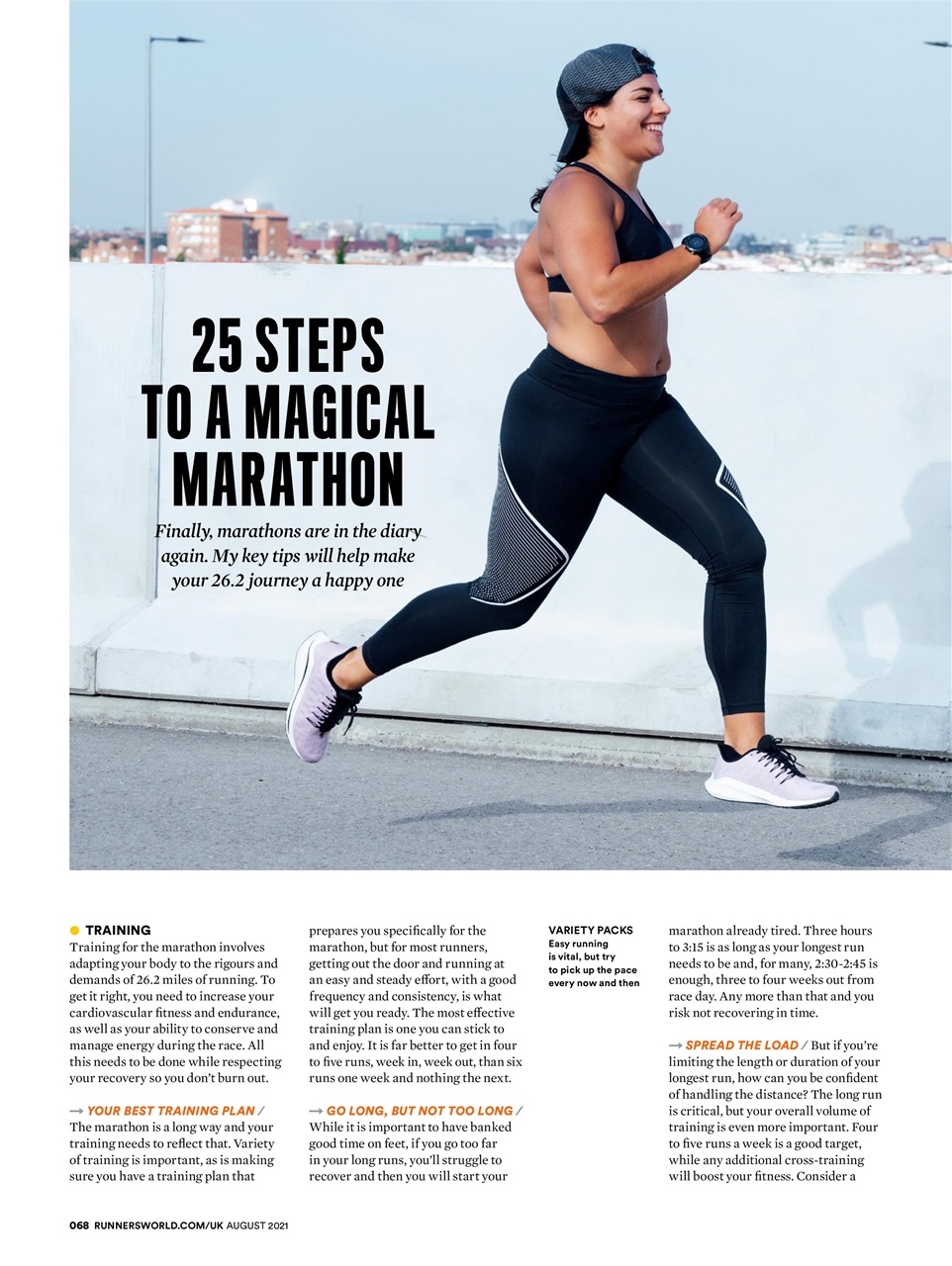 Runner's World Preview Pages