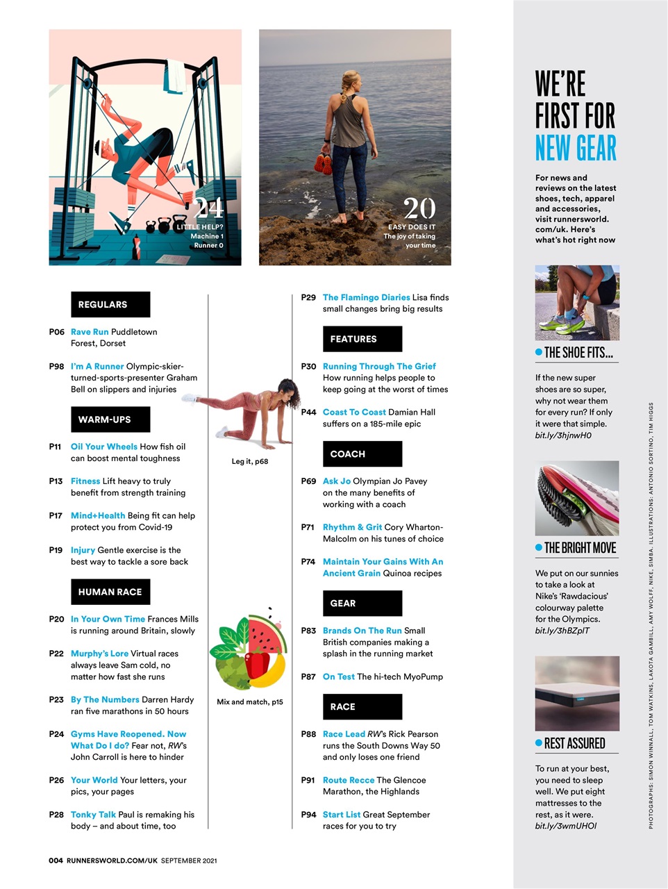 Runner's World Preview Pages