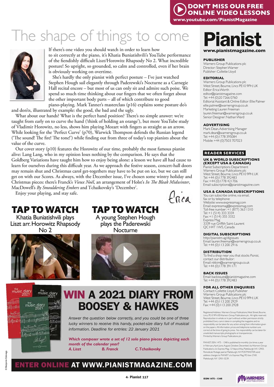 Pianist Preview Pages