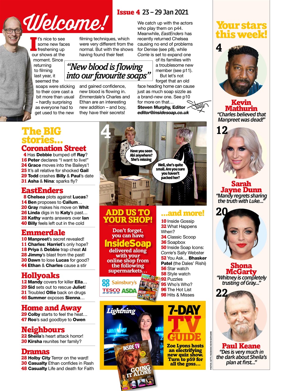 Inside Soap Preview Pages