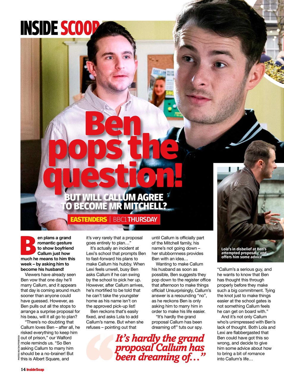 Inside Soap Preview Pages
