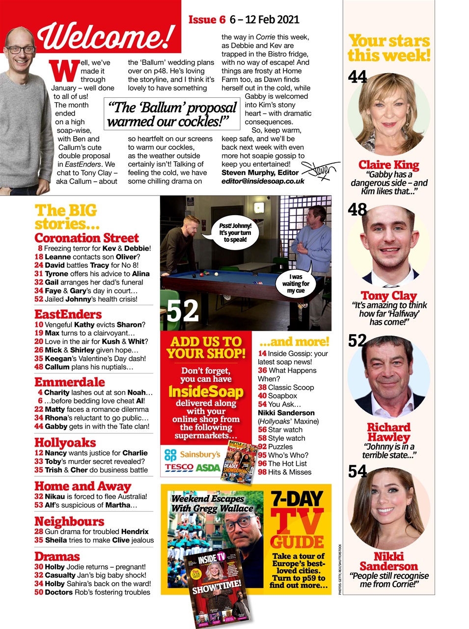 Inside Soap Preview Pages
