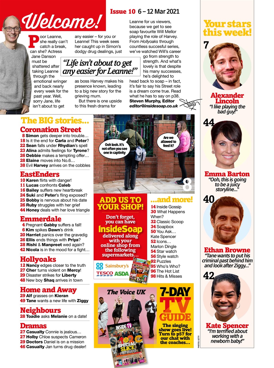 Inside Soap Preview Pages