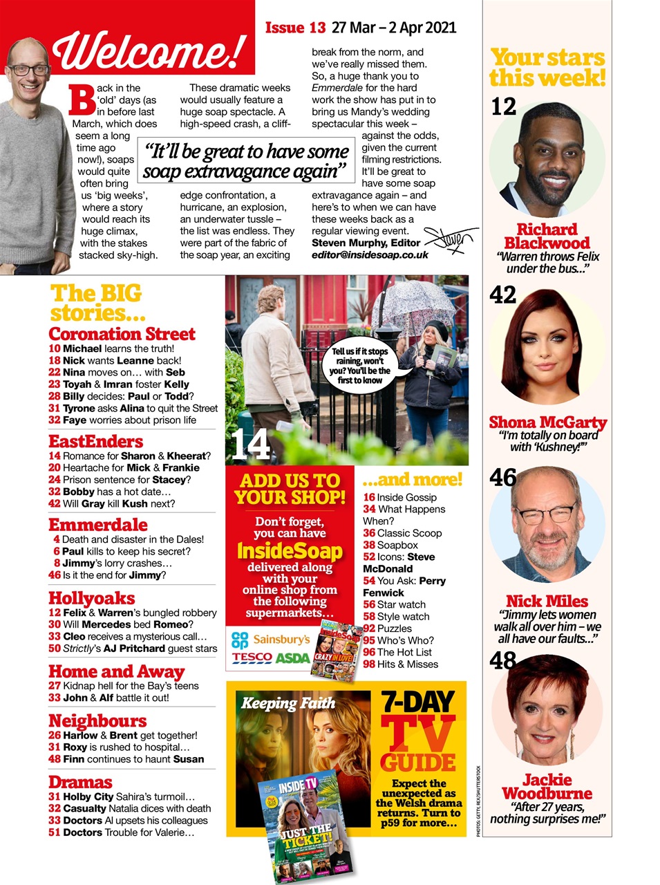 Inside Soap Preview Pages