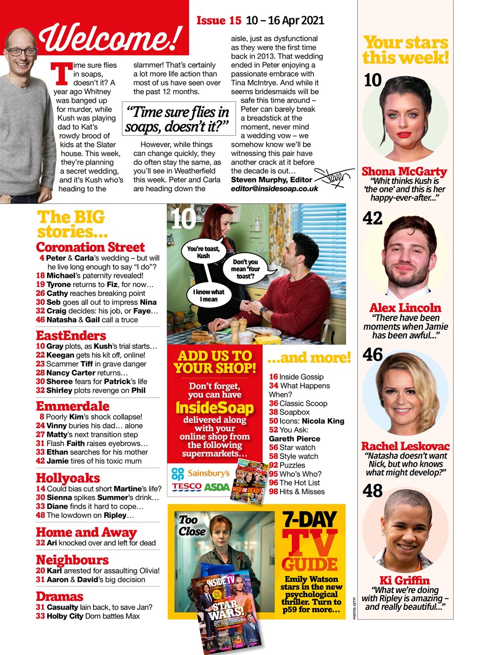 Inside Soap Preview Pages