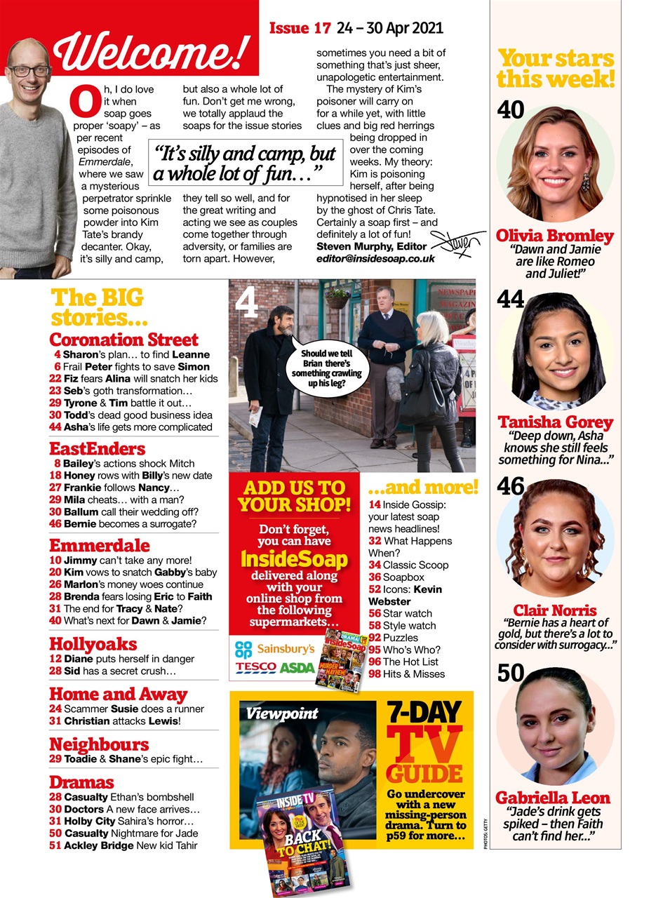 Inside Soap Preview Pages