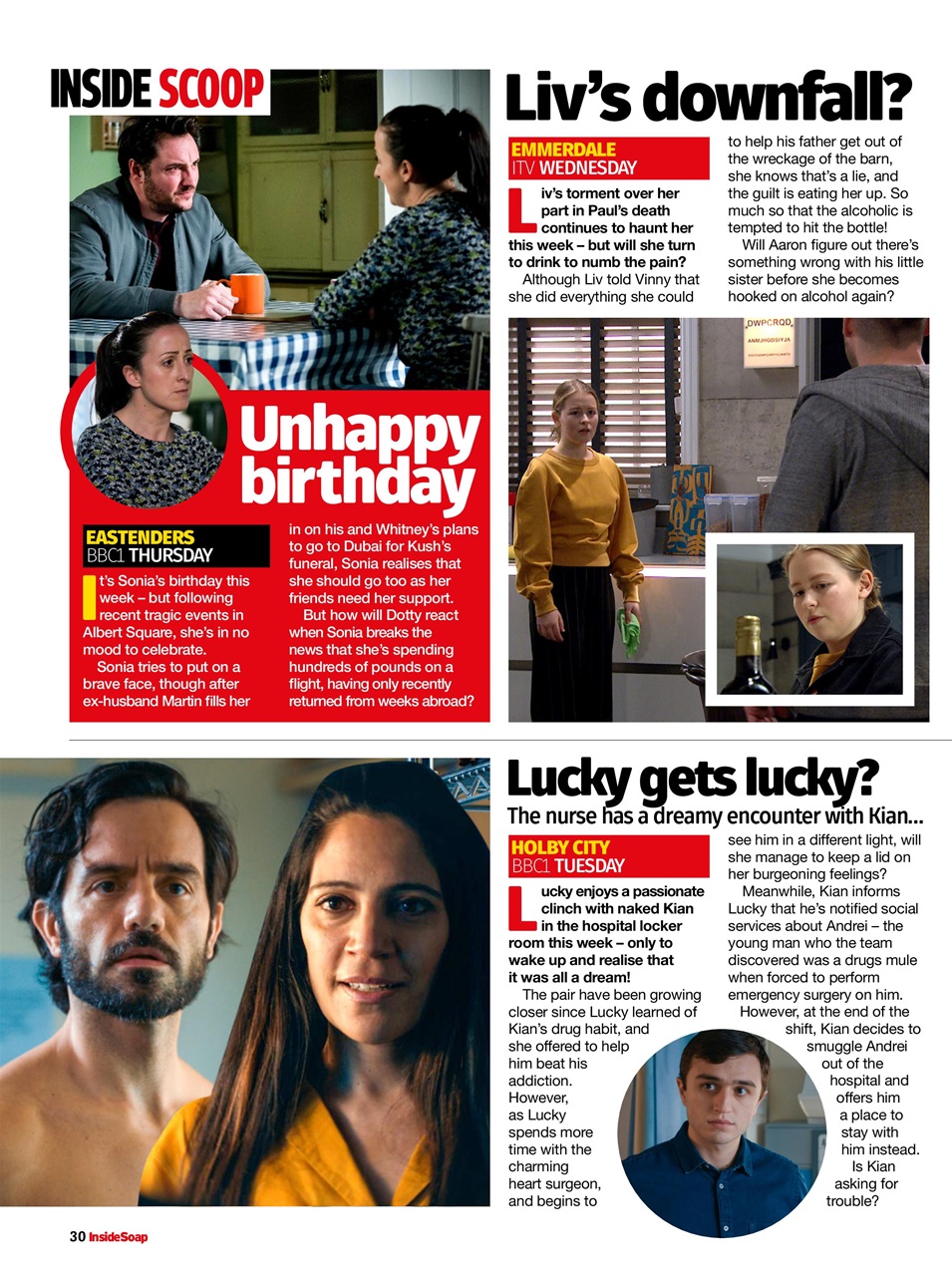Inside Soap Preview Pages