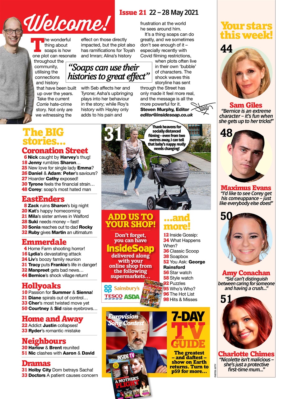 Inside Soap Preview Pages