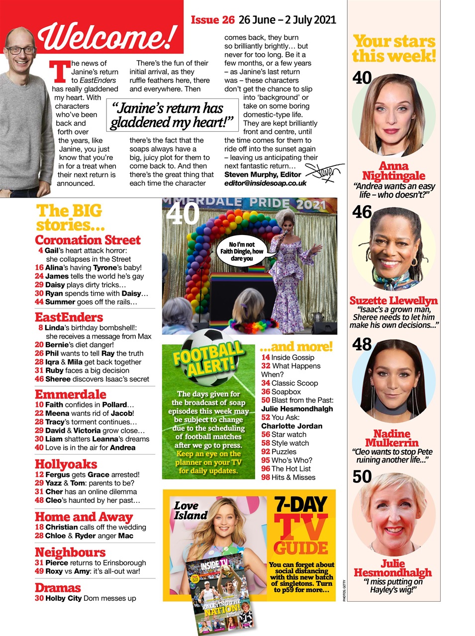 Inside Soap Preview Pages