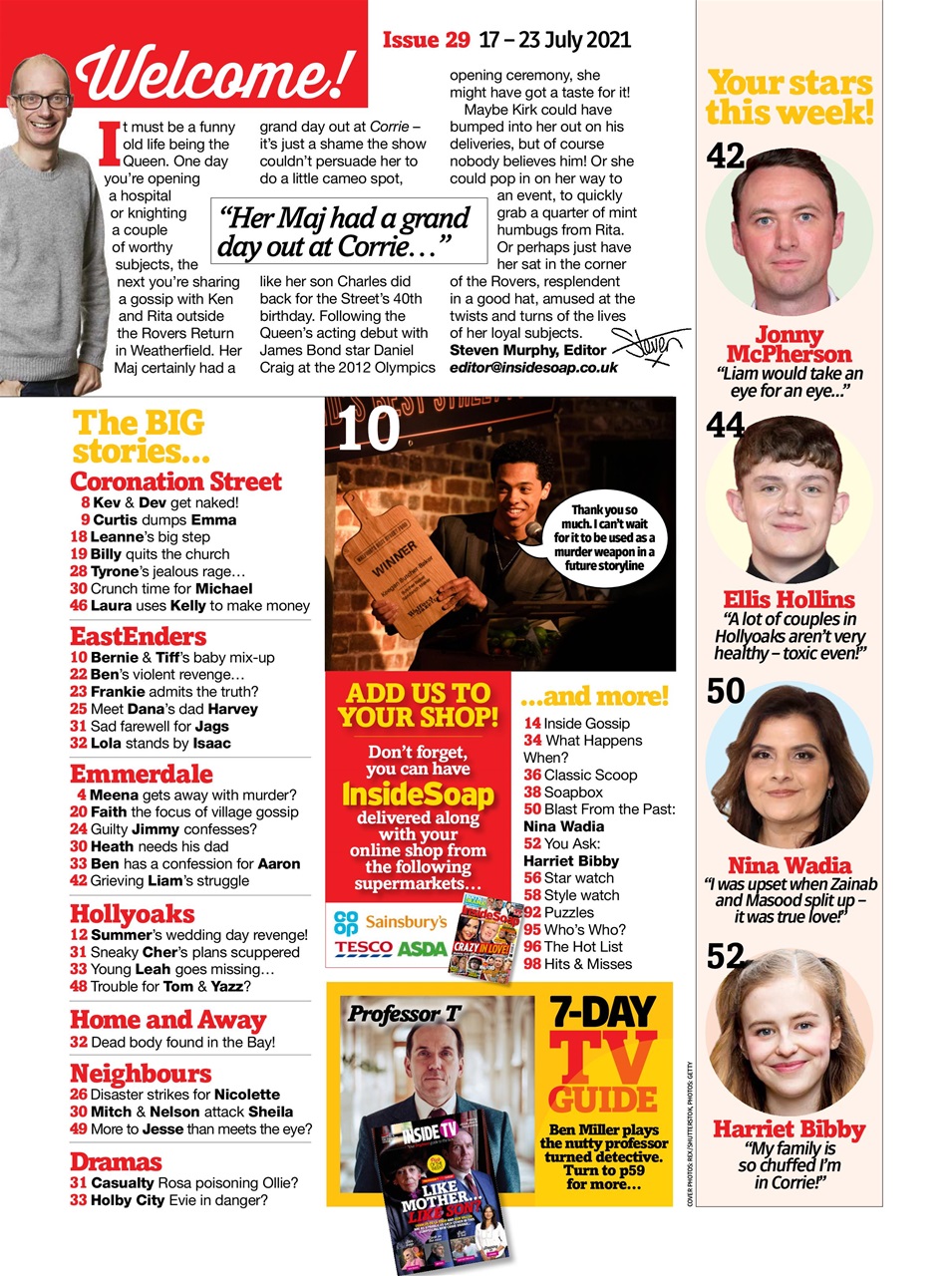 Inside Soap Preview Pages