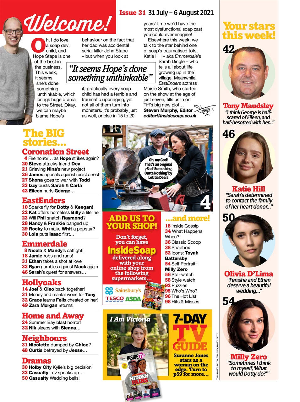 Inside Soap Preview Pages