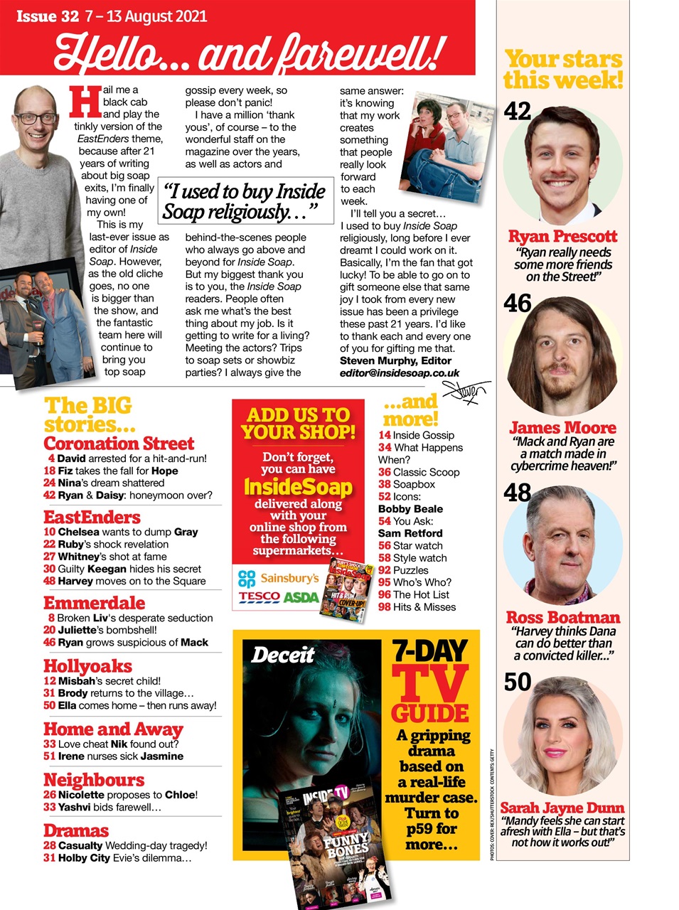 Inside Soap Preview Pages